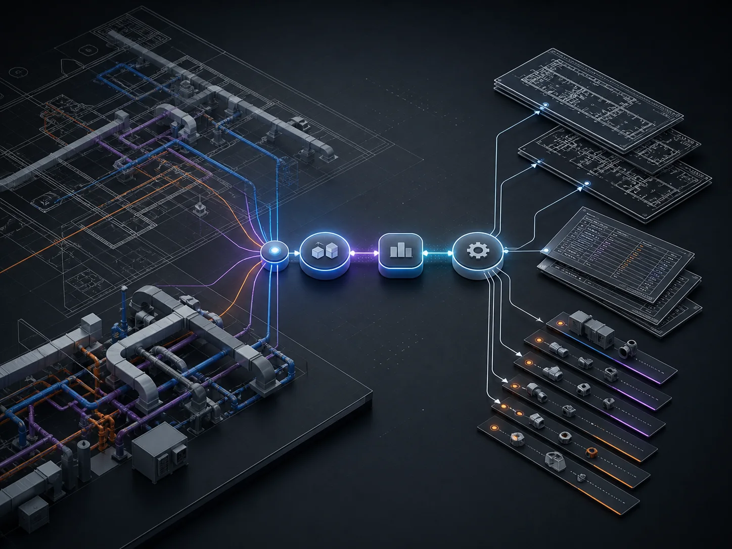 Flux vizual de automatizare pentru modelare și documentație Revit MEP